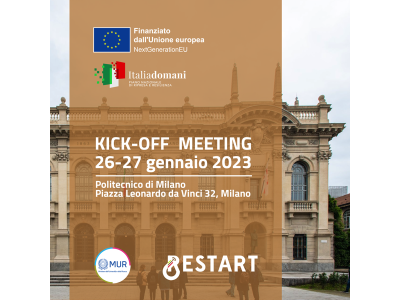 Kick off meeting del progetto RESTART