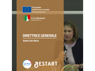 Adele Del Bello nuova Dirigente Generale della Fondazione RESTART