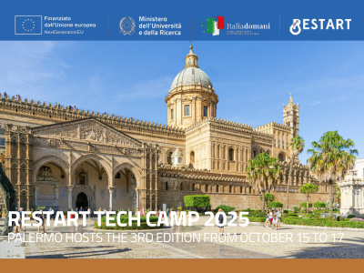 RESTART Tech Camp 2025: Palermo ospita la 3ª edizione dal 15 al 17 ottobre